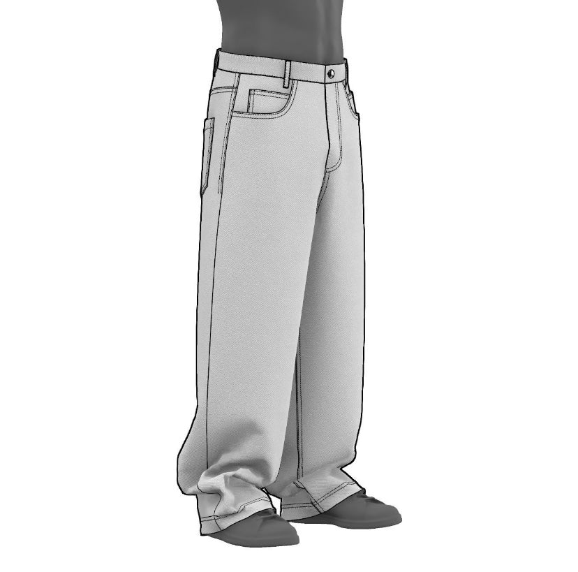 Bespoke Relaxed Jeans Men's